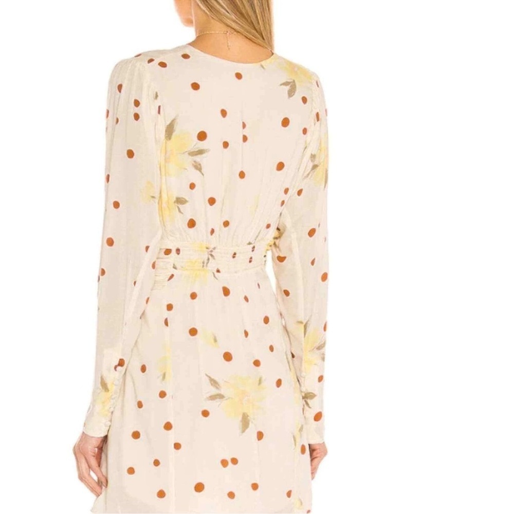 Free People Date Night Mini Dress SUNSHINE COMBO, Women's Size L NWT - Picture 3 of 5